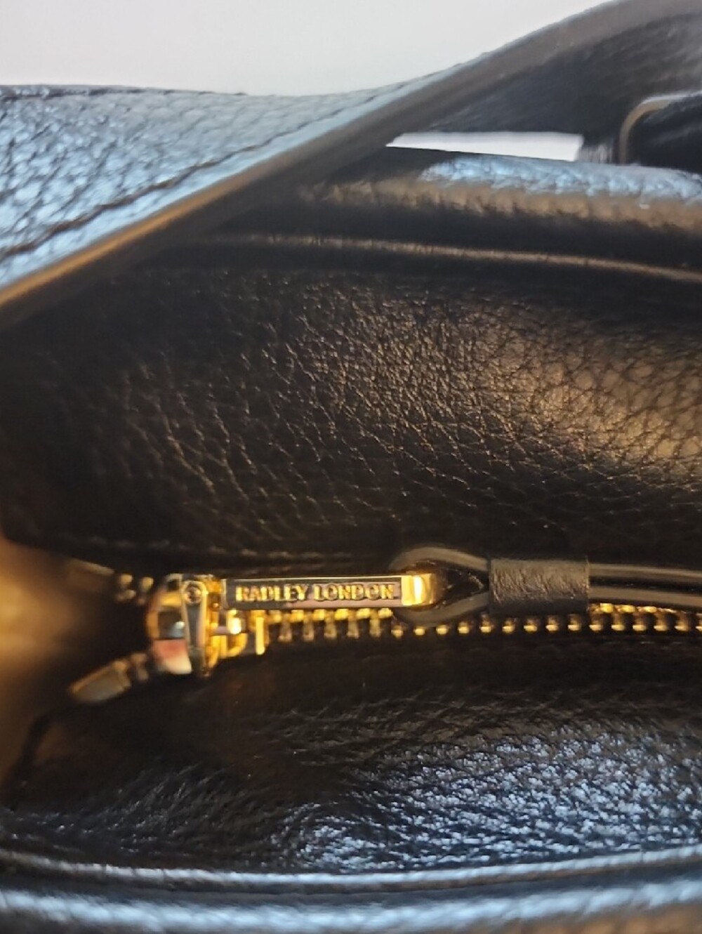 RADLEY LONDON Rivington Black Pebble Leather Satchel. NWT - Picture 12 of 15